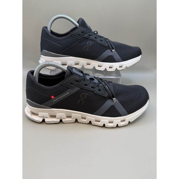 On Cloud X 4 AD Womens Black Asphalt Running Shoes Size 8 3WF10170397 EUC - Picture 3 of 8